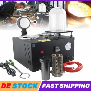 Guss Vakuum Maschine Schmuck Silber Edelmetall Schmelzofen Gießen Werkzeug 220V - Bild 1 von 11