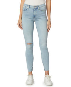 Hudson Jeans Women's Barbara Ripped Skinny Ankle Jeans (Baby Face, 27)