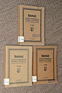 3 alte Bücher Jahrbuch Verein Heimatpflege Gau Oberdonau 1940 1941 1942 - Bild 1 von 3