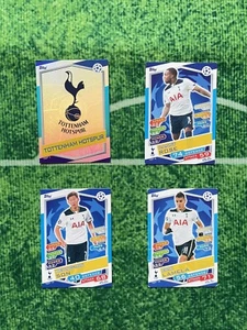 4 Cards TOTTENHAM HOTSPUR calcio MATCH ATTAX TOPPS Champions League 2016 2017 - Picture 1 of 2