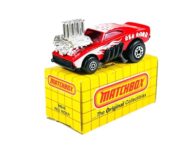 Matchbox Superfast MB48 Red Rider w/Yellow Grid Box - Image 1 of 4