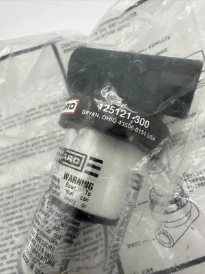 INGERSOLL RAND ARO  125121-300 miniature airline filter  200 PSI Max Made in US! - Image 1 of 4