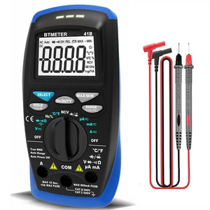 Multimetro digitale NCV 6000 conteggi tester tensione corrente continua misuratore relativa - Foto 1 di 9