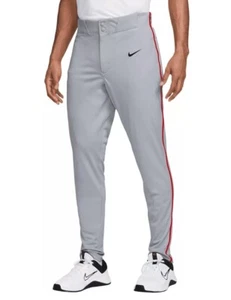 Nike Baseballhose Herren Gr. XXL Vapor 2 grau/rot Baseballhose BQ5489-053 NEU - Bild 1 von 3