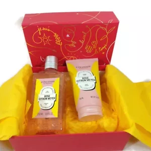 L'Occitane ROSE CITRON MEYER Body Cream & Shower Gel 150ML/250ML NIB - Picture 1 of 5