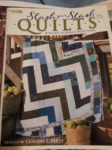Quilting Pattern Book SLASH Your STASH QUILTS ~ 8 Scrap Quilt Designs - Picture 1 of 7