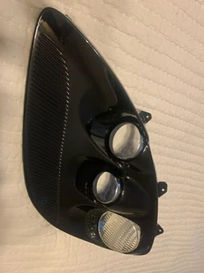 2005 to 2013 LEFT C6 Corvette Black Headlight Bezel - Picture 1 of 3