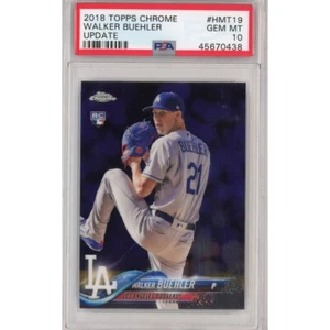 Graded 2018 Topps Chrome Update WALKER BUEHLER #HMT19 Rookie RC Card PSA 10 Mint - Picture 1 of 2