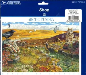 NATURE OF AMERICA #5 SERIE ARCTIC TUNDA 37¢ USPS USA BRIEFMARKENBOGEN #454515 VERSIEGELT - Bild 1 von 1