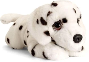 tachi Plüschtier Welpe liegend, Stofftier Dalmatiner weiß schwarz, Kuscheltier H - Bild 1 von 1