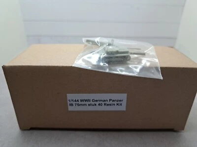 NOVO Kit de Resina Panzer Depot Escala 1:144 Segunda Guerra Mundial Panzer Alemão IB 75mm Stuk 40 - Imagem 1 de 3