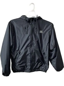 Page & Tuttle Men’s Size Small Black and White Windbreaker Jacket Pioneer Grain - Picture 1 of 6