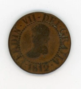 Spain - España Baleares 1812 12 Diners Palma de Mallorca Cal 1594 VF- - Picture 1 of 2