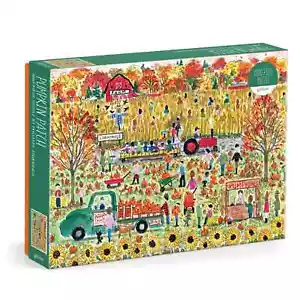 Pumpkin Patch 1000 Piece Jigsaw Puzzle Galison New - Picture 1 of 3