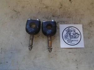 1982 HONDA XR200 HANDLEBAR RISERS / CLAMPS ( PAIR ) - Picture 1 of 6