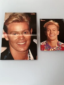 2 Poster Jason Donovan Bravo A3 A4 Rückseite Martika Neighbours 80er - Bild 1 von 2