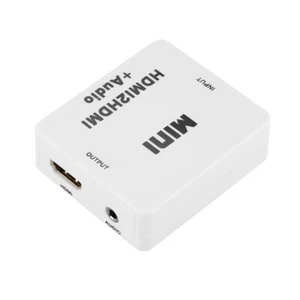Neu 1080P HDMI Extractor Splitter HDMI Digital zu Analog 3,5mm Ausgang Audio DE - Bild 1 von 12