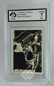Rare 1937 Ardath Photocards Princess Elizabeth Card Graded 7 - Bild 1 von 2