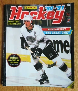 1990 PANINI Hockey Player Sticker Album WAYNE GRETZKY RAY BOURQUE MARIO LEMIEUX - Picture 1 of 12