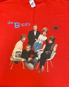 The B-52s ""RED PLANET"" T-SHIRT - rote Farbe - NEU - New Wave, Punk, B52S - Bild 1 von 1
