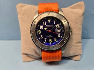 Men's PRESTIGE by WALTHAM Watch, Date, Analog, Quartz /fresh battery/new strap - Picture 1 of 6