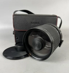 Canon EF fit Sigma 600mm Mirror Telephoto Lens With Lens Caps & Case **read** - Picture 1 of 8