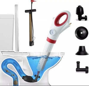 Powerful Home Toilet Plunger Air Drain Blaster High Pressure Sink Dredge.Cleaner - Picture 1 of 6
