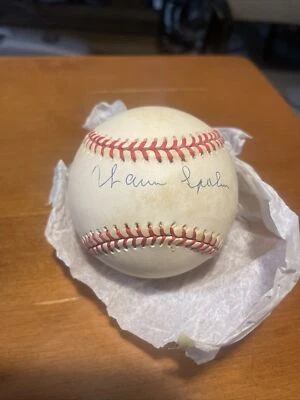 Warren Spahn Autographed Boston/Milwaukee Braves Baseball & Card & COA - Image 1 of 4