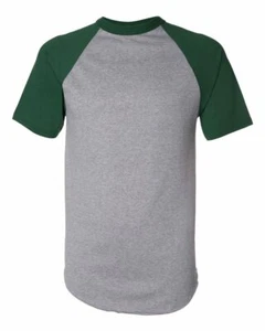 Augusta Sportswear 423 Mens Poly/Cotton Short Sleeve Baseball Jersey - S-3XL - Picture 1 of 18