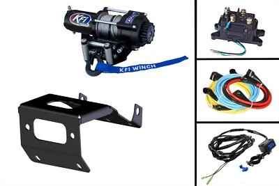 Cabrestante de acero KFI A2000 2000 lb y montaje para 15+ Honda Rancher 420 y Foreman 500/520 Foto 1 de 4