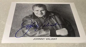 Luscious Johnny Valiant signed 8x10 photo Wrestler & Manager - Picture 1 of 2