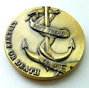 LIBERTY Bell Bronze Coin Eagle JUSTICE American Independence Medal Gold Lustre