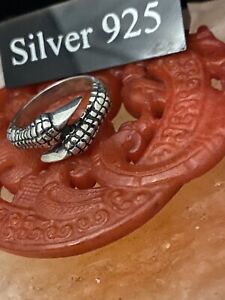 Silver Dragon Claw Ring 