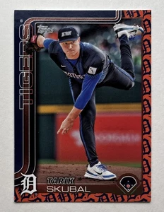 Tarik Skubal 2025 Topps Serie 1 #71 Team Color Border SP Detroit Tigers - Foto 1 di 2