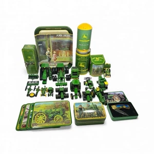 John Deere Sammlerstücke Sammlung Lot ERTL Druckguss Messer Dosen Tabletts Traktor Spielzeug - Bild 1 von 24