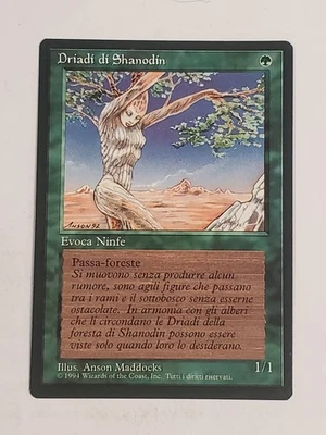 MTG Shanodin Dryads (Italian Revised (BB)/Green/C) - BGM - Image 1 of 2