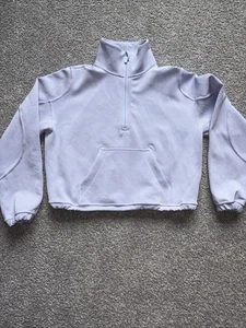 Lululemon Brushed Soft Stream Half Zip Größe 4 Serene Blue einmal getragen! - Bild 1 von 6