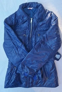 Vintage Amerex Ski Wear Puffer Jacket Coat Blue Size M - Picture 1 of 6