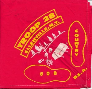 Ellenville New York Rip Van Winkle Council Troop 28 Halstuch Pfadfinder BSA - Bild 1 von 1