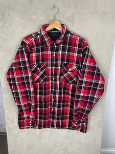 Chaqueta de franela Five Brother vintage para hombre hecha en EE. UU. talla L grande - Imagen 1 de 5