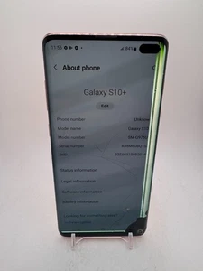 Samsung Galaxy S10+ - Orange - 128GB - (Unlocked) - Smartphone - functional - Foto 1 di 8