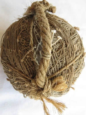 Японское выдувное стекло FLOAT 4,5 дюйма полностью сетчатое загадочное уникальное антикварное! США BZ - Изображение 1 из 4