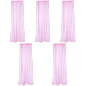 Set of 5 Silbersternvorhänge Kind Gardinen Für Fenster Schimmernde - Bild 1 von 12