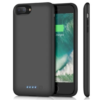 Capa bateria para iPhone 8Plus/7Plus 8500mAh, proteção atualizada recarregável... - Imagem 1 de 4