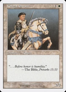 MTG Magic the Gathering Knight Errant (7/20) Starter 2000 MP - Picture 1 of 1