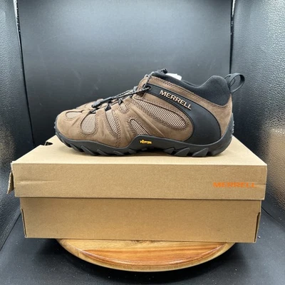 Merrell Chameleon 8 Elástico Para Hombres Talla 8.5 Marrón Atlético Senderismo Zapatos Tenis Foto 1 de 4