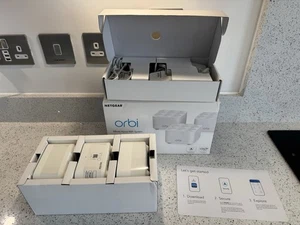 NETGEAR Orbi RBK13 AC1200 Dual-Band Wi-Fi 6 System (Set of 3) - Picture 1 of 11