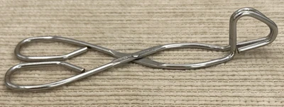 Vintage EKCO 8” Stainless Steel Scissor Hot Dog Tongs USA Made - Image 1 of 4