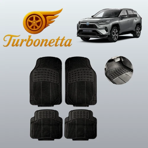 For All Toyota Car Floor Mats 4pcs Custom All Weather Rubber Fit Guard Foto 1 de 4