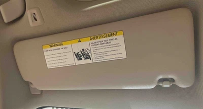 BMW 328i 2013 sedán OEM parasol lado izquierdo del conductor beige 2012-2018 Foto 1 de 2